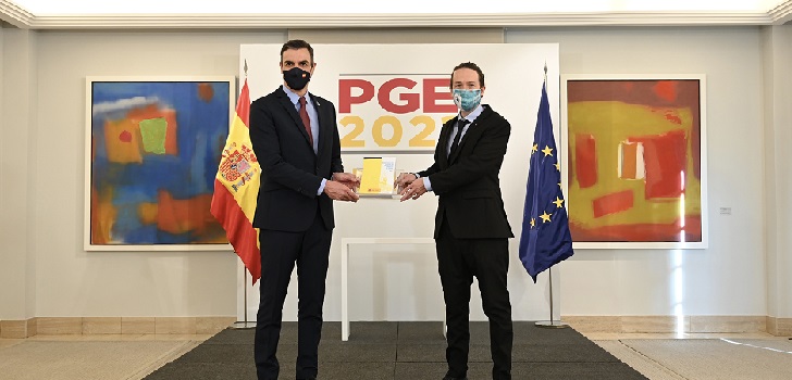 Pedro Sánchez y Pablo Iglesias Presupuestos 2021: más de 3.100 millones para Sanidad en España