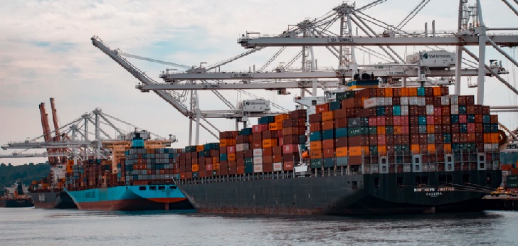 Contenedores de exportación en un puerto El precio de las exportaciones de medicamentos sube un 2,7% en marzo