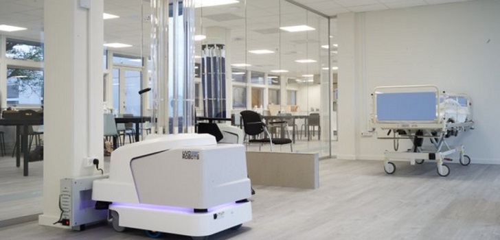 Robot de desinfección El Hospital Parc Taulí recibe de la CE un robot para la desinfección del Covid-19