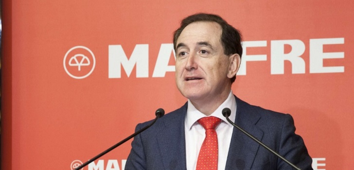 Antonio Huertas, presidente de Mapfre Mapfre gana un 24,5% menos en 2018, hasta 529 millones de euros