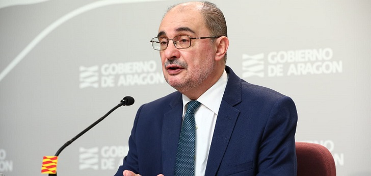 Javier Lambán, presidente de Aragón Aragón licita el suministro de material para sanidad por 4,5 millones de euros