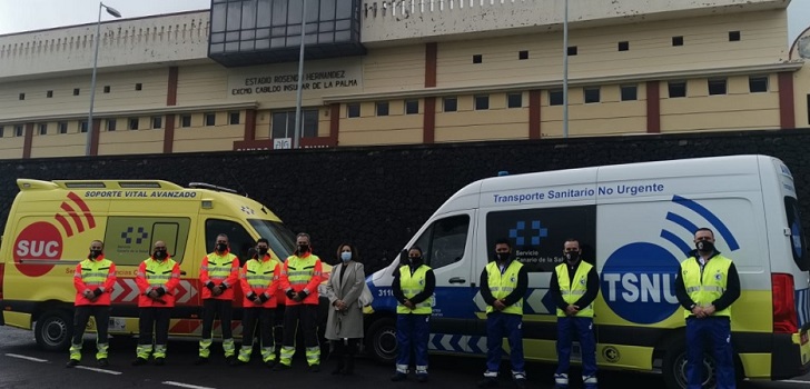 Canarias pone en marcha un nuevo parque móvil de transporte sanitario por 12,5 millones Canarias pone en marcha un nuevo parque móvil de transporte sanitario por 12,5 millones