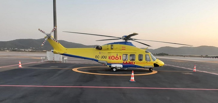 Helicóptero de Baleares Baleares saca a concurso el servicio del transporte sanitario aéreo por 25 millones