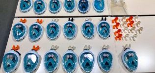 Asepeyo hace tándem con Decathlon: transforma máscaras de buceo en ventiladores para pacientes